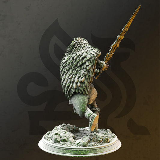 Druidic Barbarian - Charging (25mm Base)