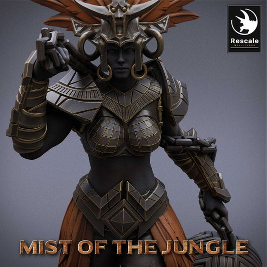 Amazon Warrior Fighter Armor | Medium | Rescale Miniatures | D&D DnD Pathfinder Miniature