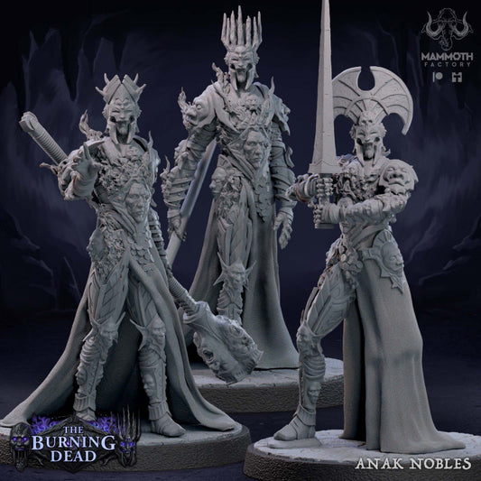 Anak Noble Warriors Fantasy Humanoids | Large | Mammoth Factory | D&D DnD Pathfinder Miniature