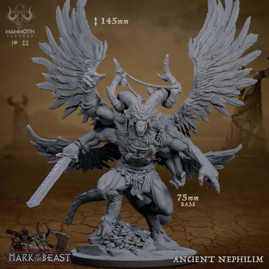 Ancient Nephilim Demon Celestial Giant | Huge | Mammoth Factory | D&D DnD Pathfinder Miniature
