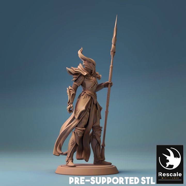 Celestial Guardian Fighter Celestials Medium Rescale | D&D DnD Pathfinder Miniature