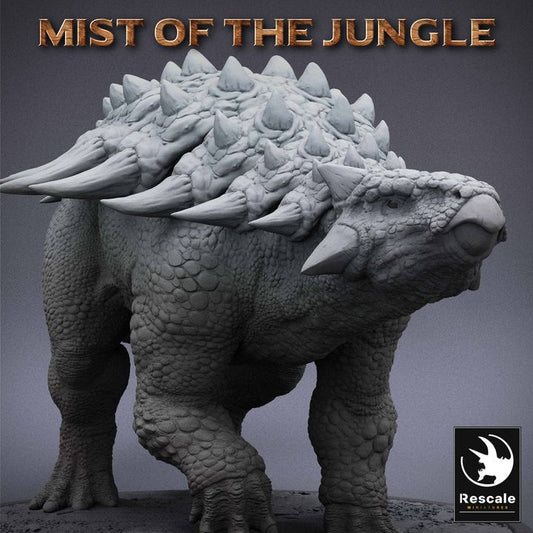 Collection Ankylosaurus Dinosaur Beasts Models | Gargantuan | Rescale Miniatures | D&D DnD Pathfinder Miniature