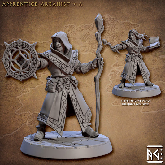 Apprentice Spellcaster - Concentrate (25mm Base)
