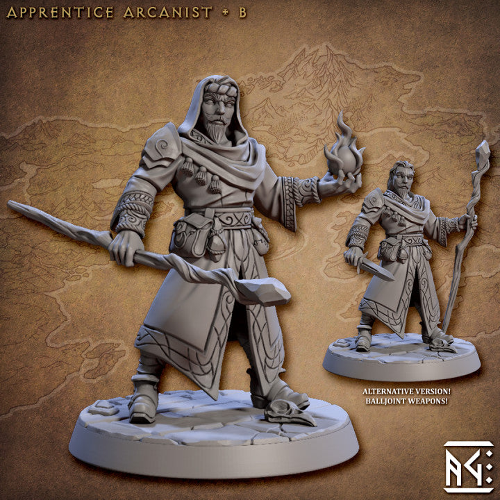 Wizard Magic Spellcaster Miniature | Medium | Artisan Guild | D&D DnD Pathfinder Miniature