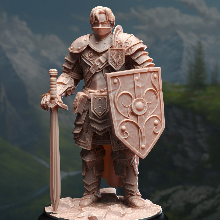Human Fighter Battle Master Guard | Medium | DM Stash | D&D DnD Pathfinder Miniature