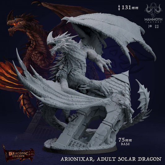 Solar Dragon Celestial Guard | Huge | Mammoth Factory | D&D DnD Pathfinder Miniature