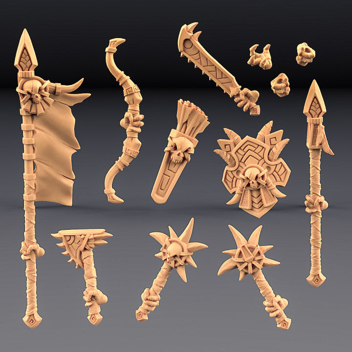 Lézard Gueule-d'Or - Archer (socle 25 mm)