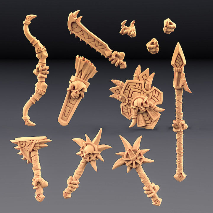 Lézard Gueule-d'Or - Garde (socle de 25 mm)