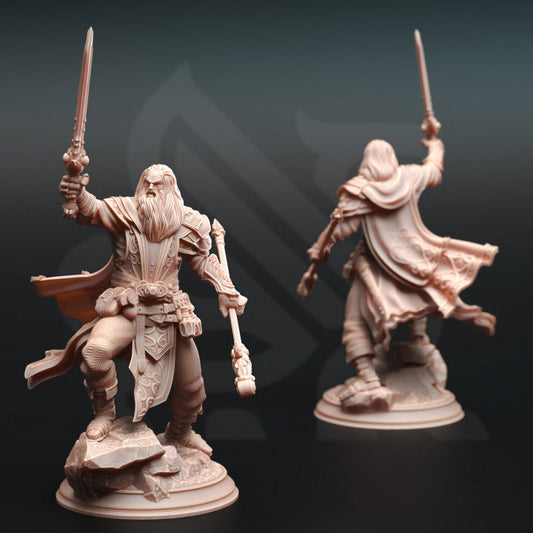 Evocation Wizard Spellcaster Magic | Medium | DM Stash | D&D DnD Pathfinder Miniature