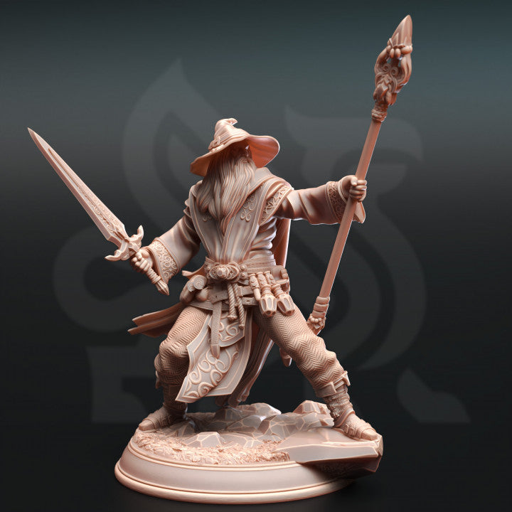 Wizard Spellcaster Magic Combat | Medium | DM Stash | D&D DnD Pathfinder Miniature