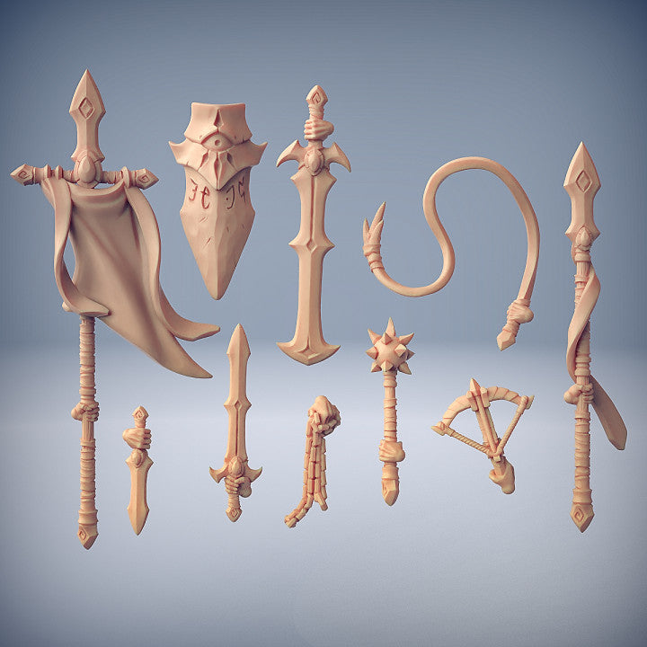 Ashen Alfar Priest Cleric Rituals | Medium | Artisan Guild | D&D DnD Pathfinder Miniature