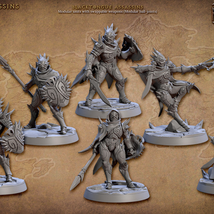 Elf Rogue Shadow Assassin | Medium | Artisan Guild | D&D DnD Pathfinder Miniature