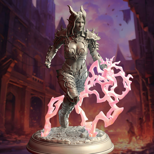 Tiefling Sorcerer - Casting (25mm Base)