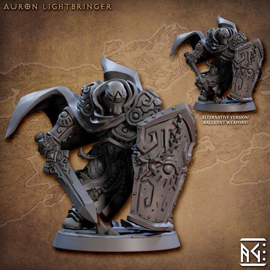 Auron Lightbringer - Guard (50mm Base)