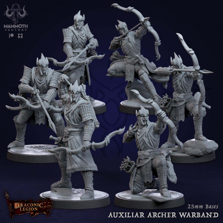 Auxilliar Archer Ranger Humanoid | Medium | Mammoth Factory | D&D DnD Pathfinder Miniature