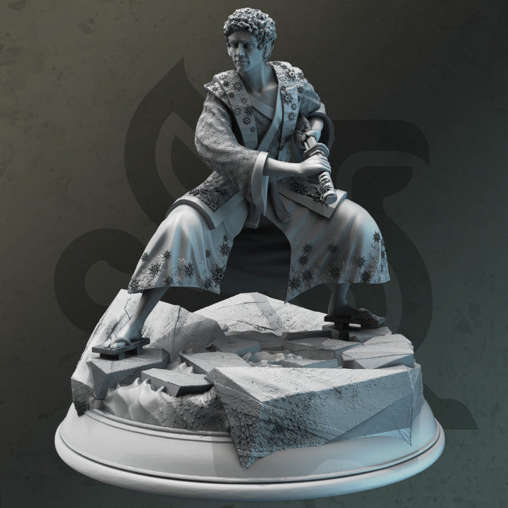 Water Elf Samurai - Guard (25mm Base)