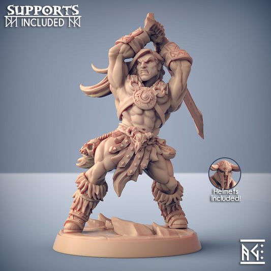 Dragonpeak Barbarian - Strike (25mm Base)