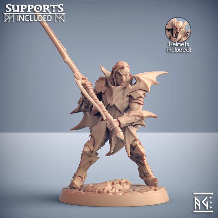 Vampire Warrior Undead Bloodhunt Knight | Medium | Artisan Guild | D&D DnD Pathfinder Miniature