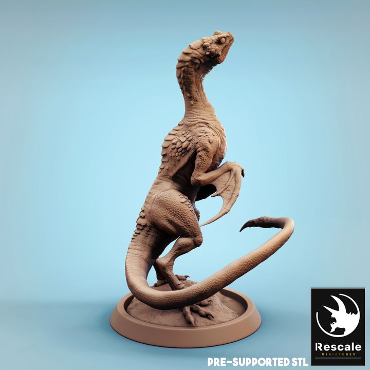 Vouivre Dragon Monstrosities Miniature | Medium | Rescale Miniatures | D&D DnD Pathfinder Miniature