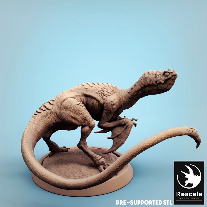 Vouivre Baby Dragon Serpentine Creature | Medium | Rescale Miniatures | D&D DnD Pathfinder Miniature