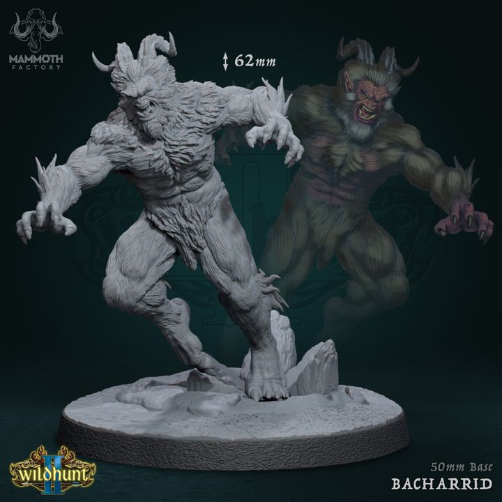Satyr Beast Forest Creature | Large | Mammoth Factory | D&D DnD Pathfinder Miniature