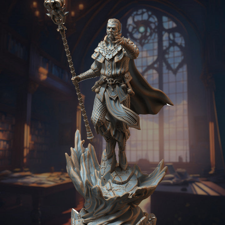 Sorcerer Wizard Human Miniature | Medium | DM Stash | D&D DnD Pathfinder Miniature