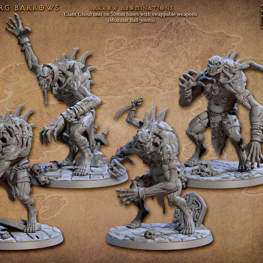 Barrow Abomination - Guard (50mm Base)