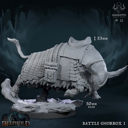 Battle Ghorrox - Rider (50mm Base)