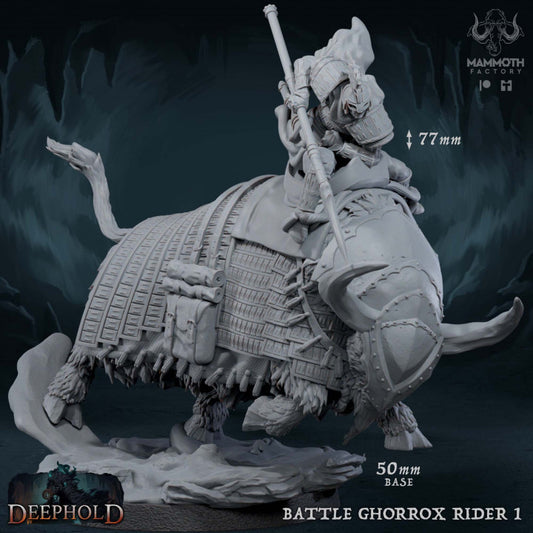 Battle Ghorrox - Rider (50mm Base)