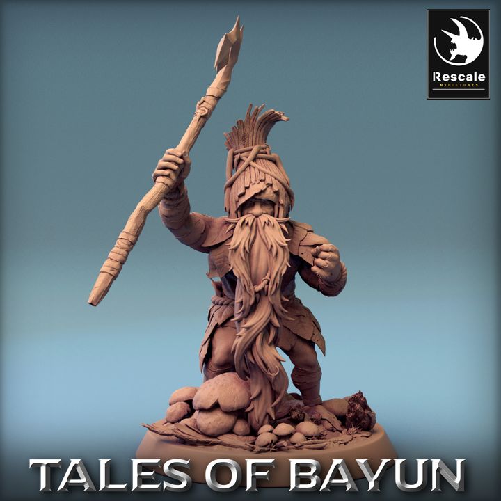 Forest Spirit Druid Model | Medium | Rescale Miniatures | D&D DnD Pathfinder Miniature