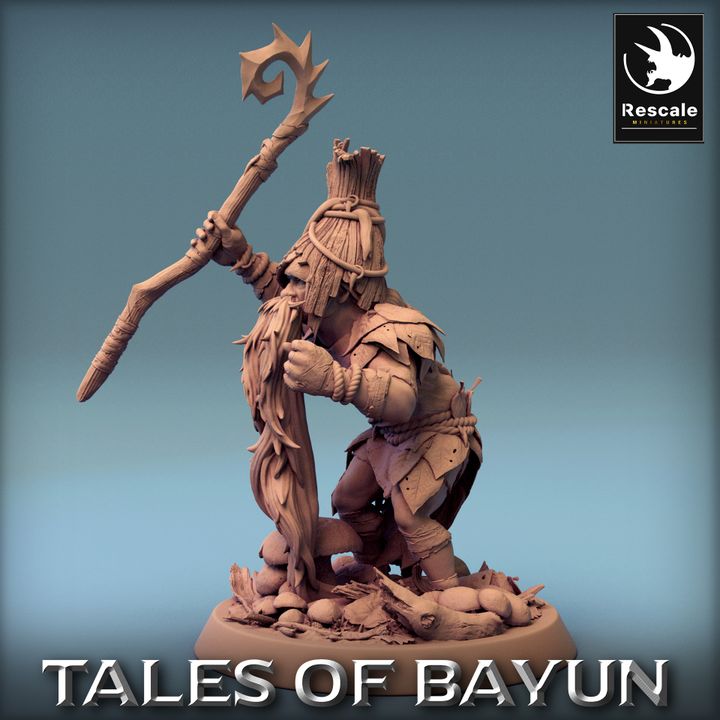 Forest Spirit Druid Model | Medium | Rescale Miniatures | D&D DnD Pathfinder Miniature