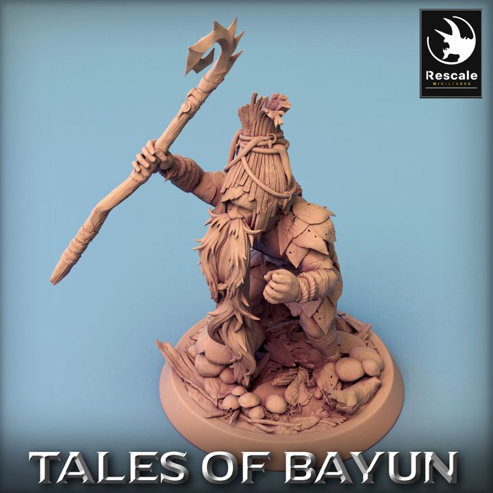 Collection Woodland Guardian Druid Beasts | Medium | Rescale Miniatures | D&D DnD Pathfinder Miniature