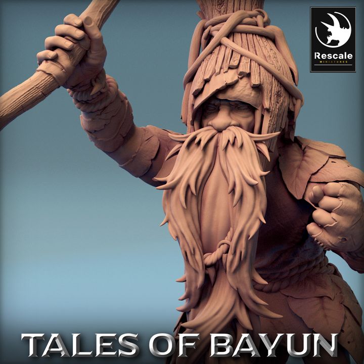 Forest Spirit Druid Model | Medium | Rescale Miniatures | D&D DnD Pathfinder Miniature