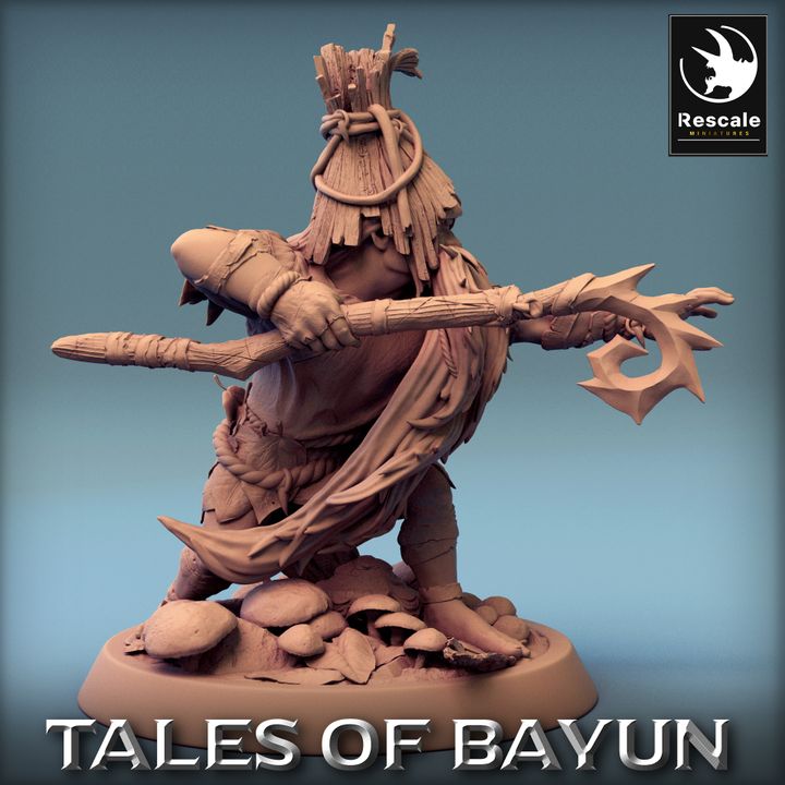 Forest Spirit Druid Fey | Medium | Rescale Miniatures | D&D DnD Pathfinder Miniature