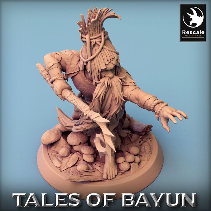 Collection Woodland Guardian Druid Beasts | Medium | Rescale Miniatures | D&D DnD Pathfinder Miniature