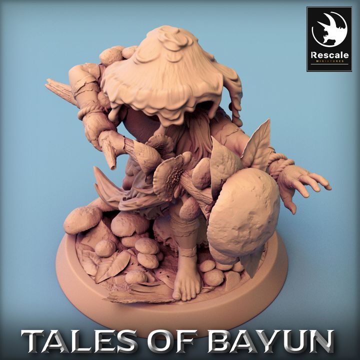 Forest Spirit Druid Fey | Medium | Rescale Miniatures | D&D DnD Pathfinder Miniature