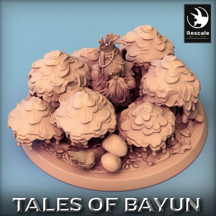 Collection Woodland Guardian Druid Beasts | Medium | Rescale Miniatures | D&D DnD Pathfinder Miniature