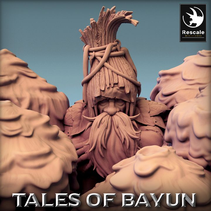 Forest Spirit Druid Creature | Large | Rescale Miniatures | D&D DnD Pathfinder Miniature