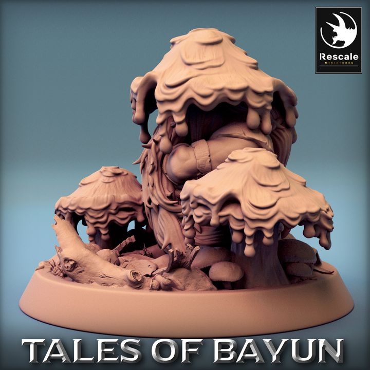 Forest Guardian Druid Figure | Medium | Rescale Miniatures | D&D DnD Pathfinder Miniature