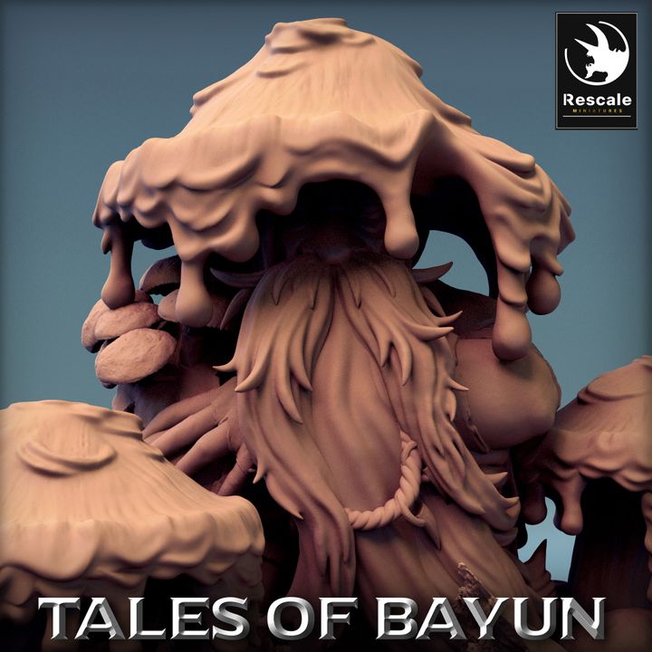 Forest Guardian Druid Figure | Medium | Rescale Miniatures | D&D DnD Pathfinder Miniature