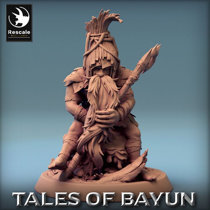 Forest Spirit Druid Miniature | Medium | Rescale Miniatures | D&D DnD Pathfinder Miniature