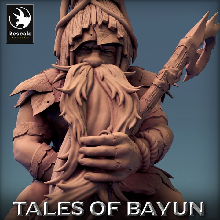 Forest Spirit Druid Miniature | Medium | Rescale Miniatures | D&D DnD Pathfinder Miniature