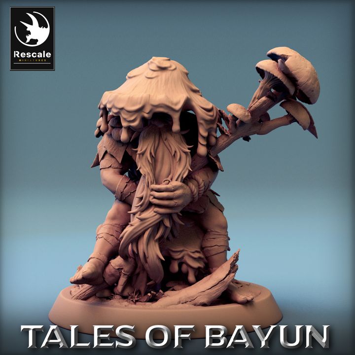 Forest Spirit Druid Miniature | Medium | Rescale Miniatures | D&D DnD Pathfinder Miniature