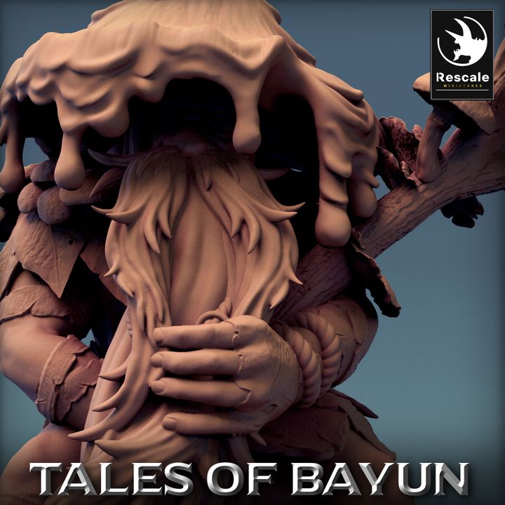 Forest Spirit Druid Miniature | Medium | Rescale Miniatures | D&D DnD Pathfinder Miniature