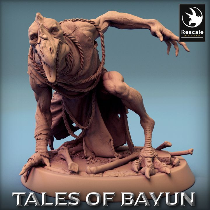 Kikimora Ghoul Miniature Monster | Medium | Rescale Miniatures | D&D DnD Pathfinder Miniature