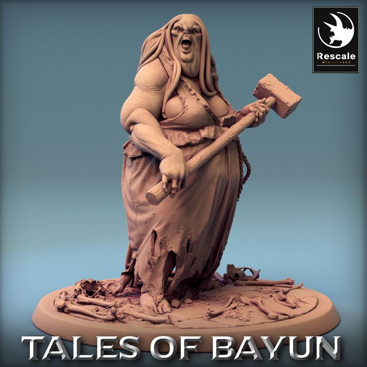 Collection Kikimora Hag Monstrosities Eerie | Large | Rescale Miniatures | D&D DnD Pathfinder Miniature