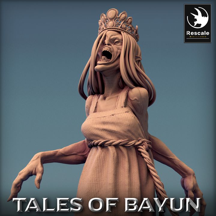 Kikimora Princess Witch Hag Fey | Medium | Rescale Miniatures | D&D DnD Pathfinder Miniature