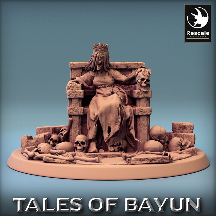 Kikimora Spirit Throne Bones | Large | Rescale Miniatures | D&D DnD Pathfinder Miniature