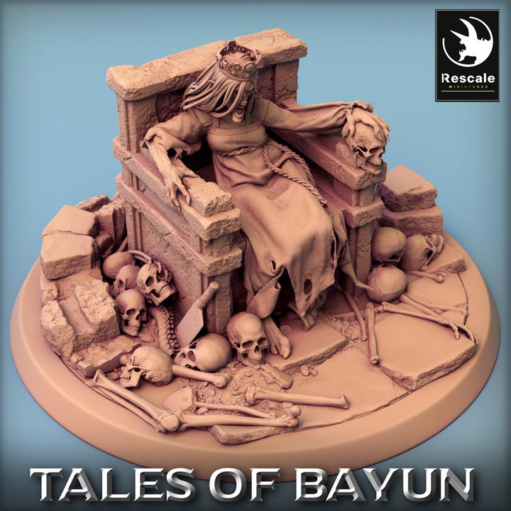 Kikimora Spirit Throne Bones | Large | Rescale Miniatures | D&D DnD Pathfinder Miniature