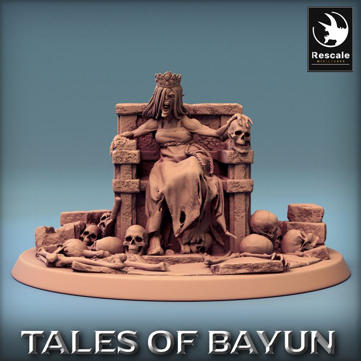 Kikimora Spirit Throne Bones | Large | Rescale Miniatures | D&D DnD Pathfinder Miniature